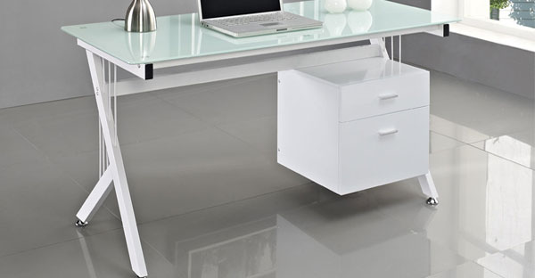 White/ Off White Desk