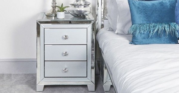 Mirrored Bedside Tables