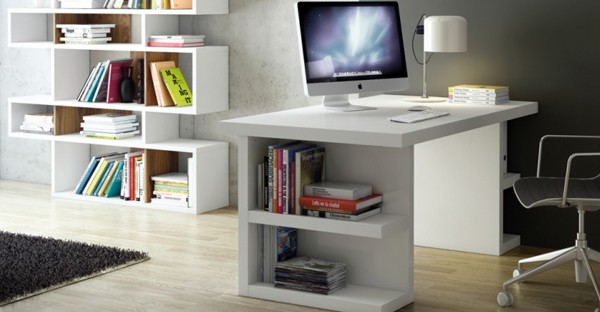 White/ Off White Home Office Furniture