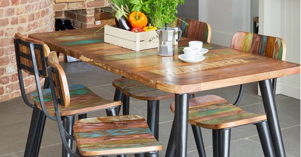 Industrial/ Reclaimed Wood Dining Room Furniture