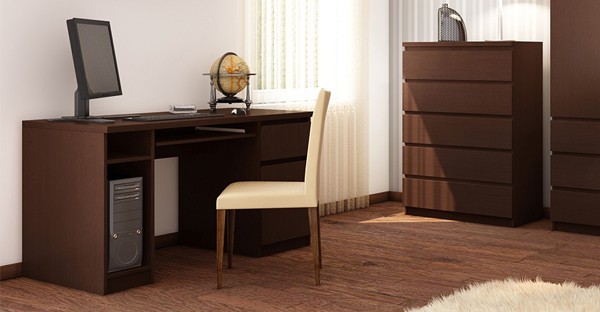 Dark Wood Home Office Furniture
