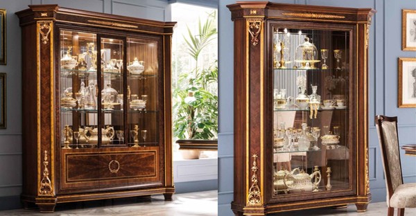 Mahogany Display Cabinets