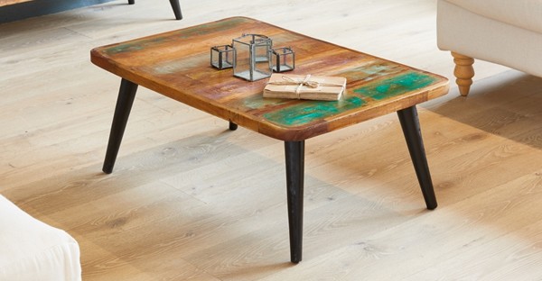 Industrial/ Reclaimed Wood Coffee Table