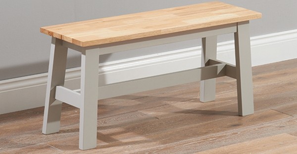 Grey/ Blue Dining Benches