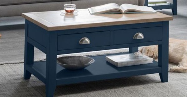 Grey/ Blue Coffee Table