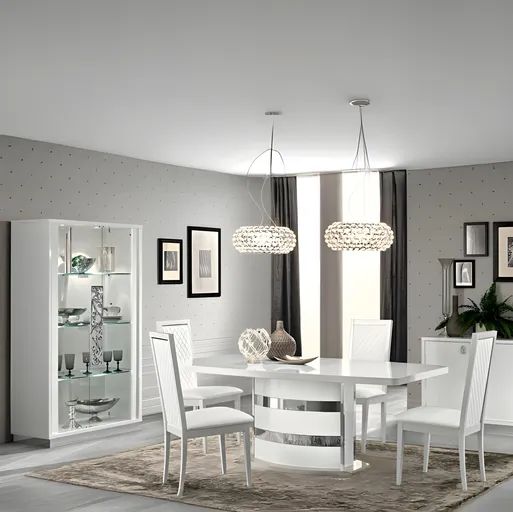 White High Gloss Dining Room Furniture