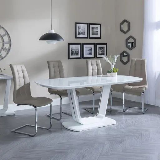 White High Gloss Dining Tables