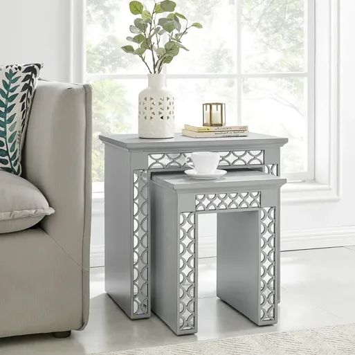 Mirrored Nest of Table