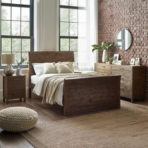 Industrial/ Reclaimed Wood Bedroom Furniture