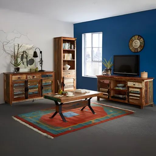 Industrial/ Reclaimed Wood Living Room Furniture