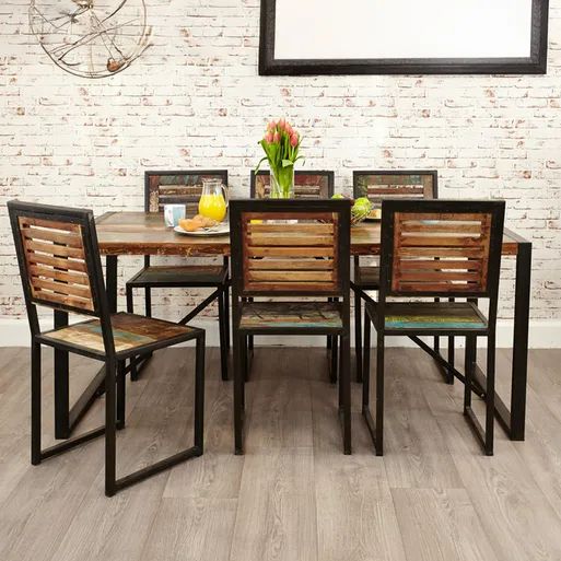 Industrial/ Reclaimed Wood Dining Room Furniture