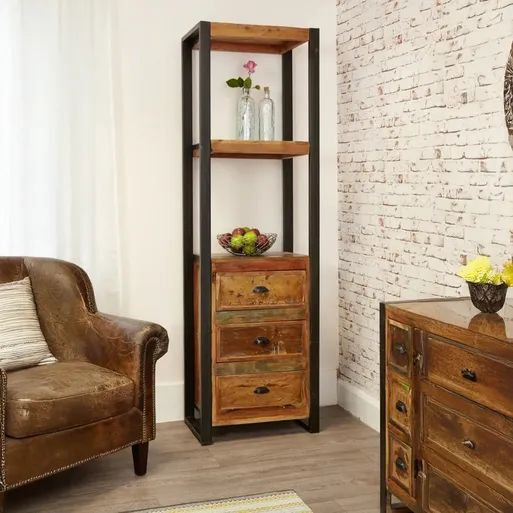 Industrial/ Reclaimed Wood Bookcases
