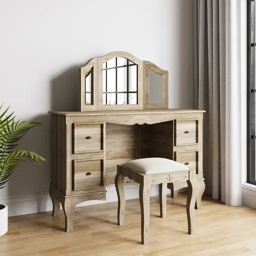 Mango Wood Dressing Table and Sets
